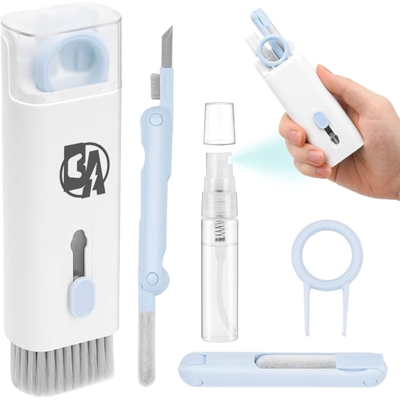 Bolt Axtion Ultimate 7-in-1 Laptop and Electronic Device Cleaning Kit Multi-Function Screen, Keyboard, and Gadget Cleaner with Patented Tools for iPad, iPhone, Earbuds, and Cameras