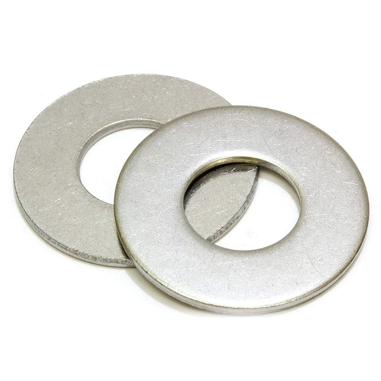 100-Pack #8 X 3/4" Stainless Steel Fender Washers – 18-8 Grade, 0.040" Thick