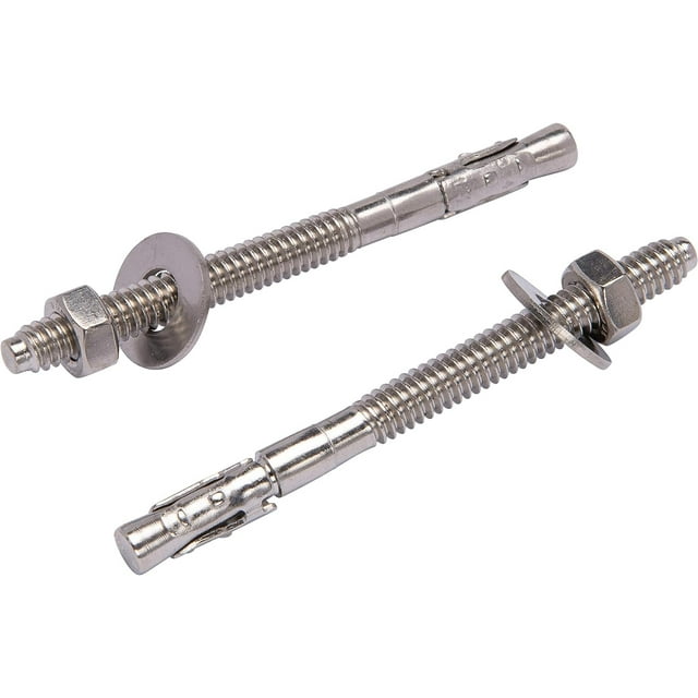 Bolt Dropper 1/4"x31/4" Stainless Wedge Anchor (10pc), 188 SS