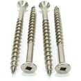 Bolt Dropper 10 X 3" Stainless Deck Screws 100 Pack Square Drive Type