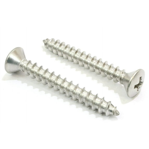 Bolt Dropper | 12 X 1-14" Stainless Oval Head Phillips Wood Screw 25Pc 18-8