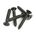 thumbnail image 1 of Bolt Dropper #8 x 1-1/2-Inch Wood Screws, Pack of 100 - Black Xylan Coated Stainless Steel Flat Head Phillips Screws - Corrosion Resistant for Wood, Drywall Applications, and Outdoor Projects, 1 of 7
