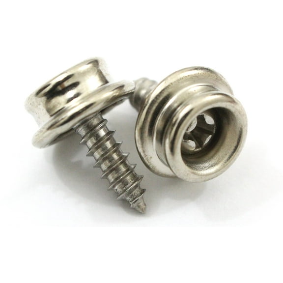 Bolt Dropper Boat Canvas Snaps, 3/8" Stainless Steel Screw, Corrosion Resistant, 50 Pack.