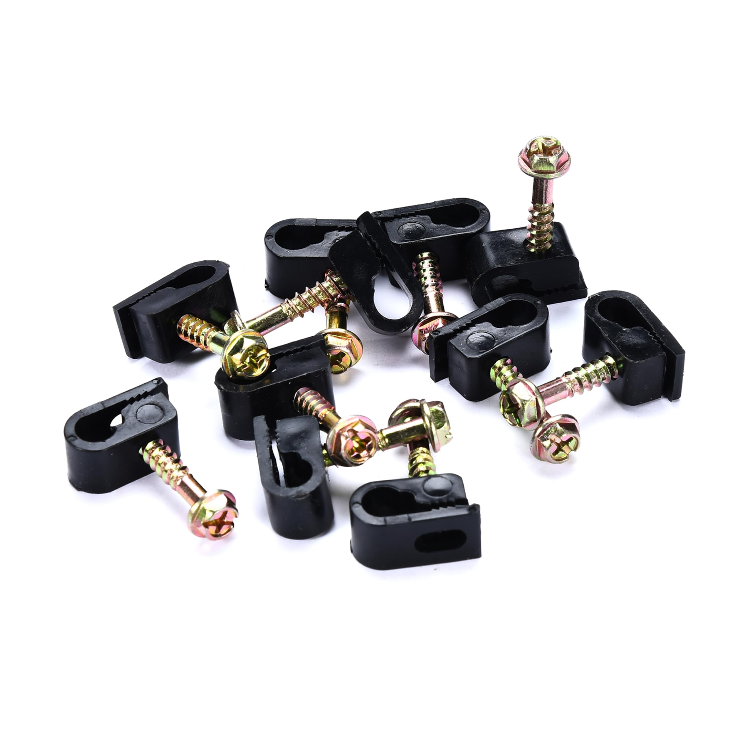 Bolt Dropper Coaxial Cable Clips Electrical Wire Cable Clip for Cable Management Screw Clip