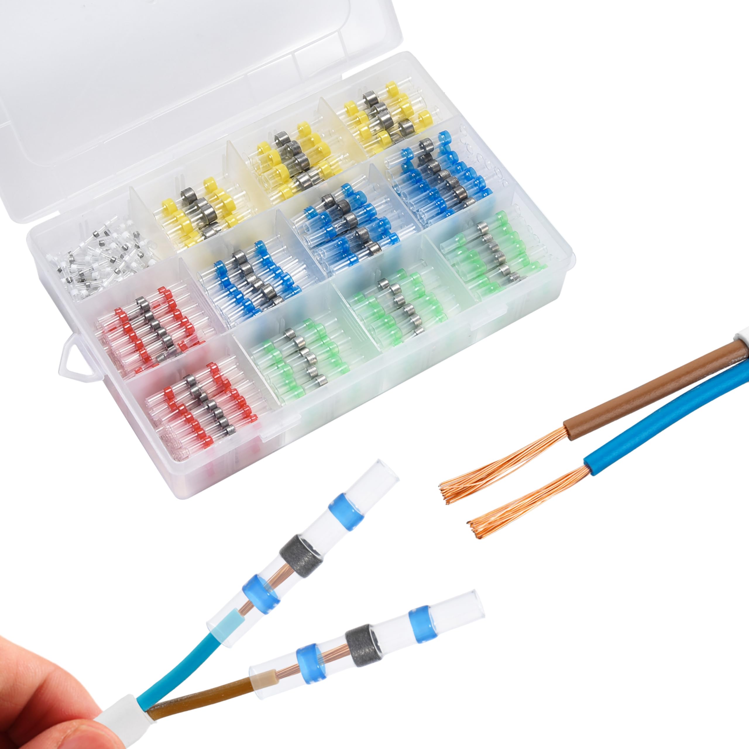 Bolt Dropper Wire Connectors Kit Heat Shrink Wire Connectors