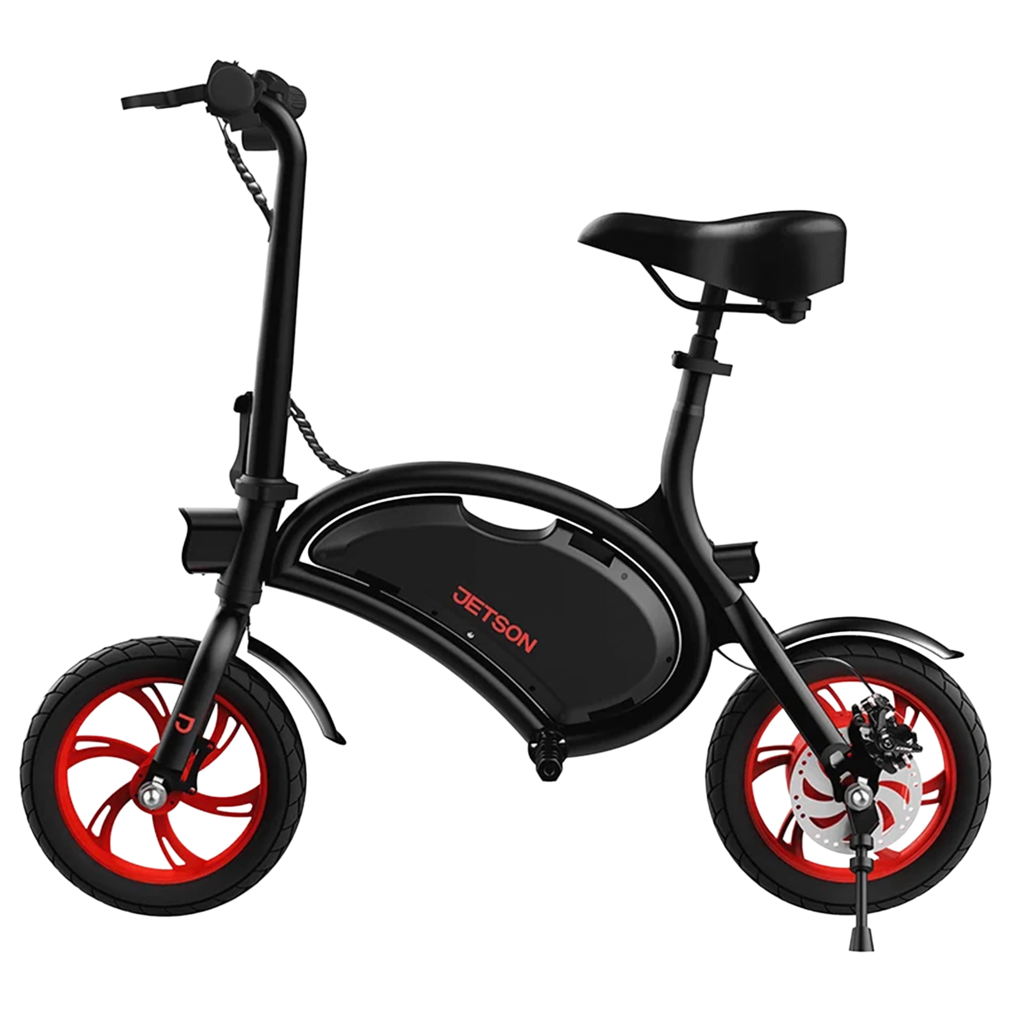 Jetson Bolt Compact Electric Ride-On with Cruise Control and Foot Pegs, Black
