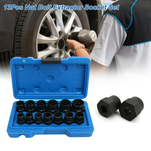 Bolt Extractor,Bolt Removal Tools Rusted Bolt Removal Bolt Socket Set Leeofty Buzhi Bolt Eryue 13pcs Doneioe