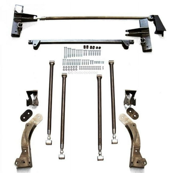 Bolt-In Deluxe 4-Link Kit with Shocks Assembly for 1964-1970 Ford Mustang