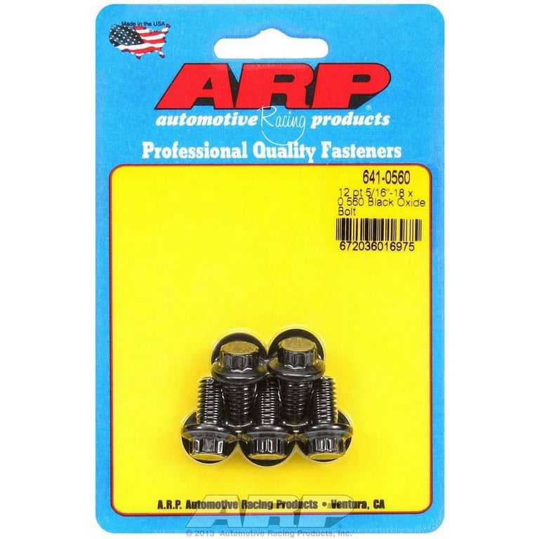 ARP Bolt Kit - 12pt 5pk 5/16-18 x .560 ARP Bolt Kit - 12pt 5pk 5/16-18 x .560