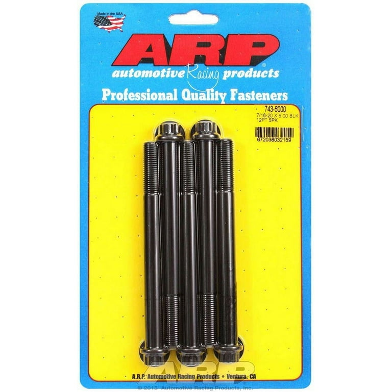 ARP Bolt Kit - 12pt 5pk 7/16-20 x 5.000 ARP Bolt Kit - 12pt 5pk 7/16-20 x 5.000