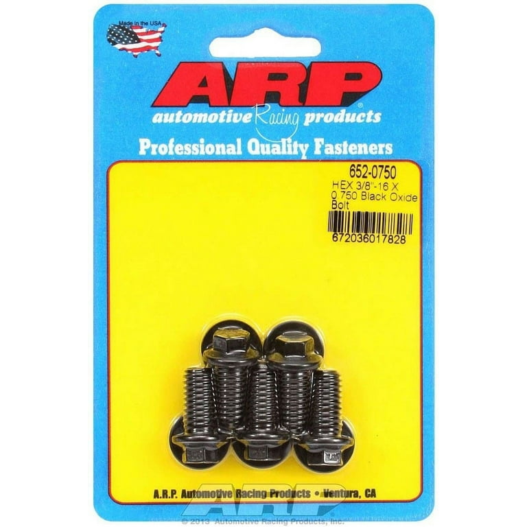 ARP Bolt Kit - 6pt (5) 3/8-16 x .750 ARP Bolt Kit - 6pt (5) 3/8-16 x .750