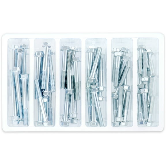 Bolt Motorcycle Hardware, Inc SV-M6HEXF-2 SVC M6 8Mm Hex Flng Bolt Asst2