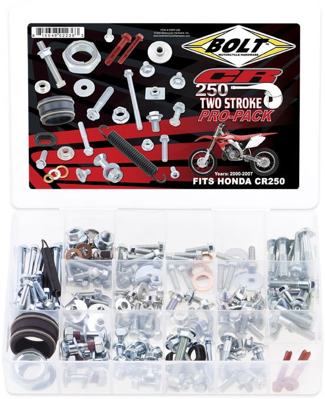 Bolt Mc Hardware Crpp-250 Honda Cr250 Pro Pack Fastener Kit CRPP-250 - image 1 of 2