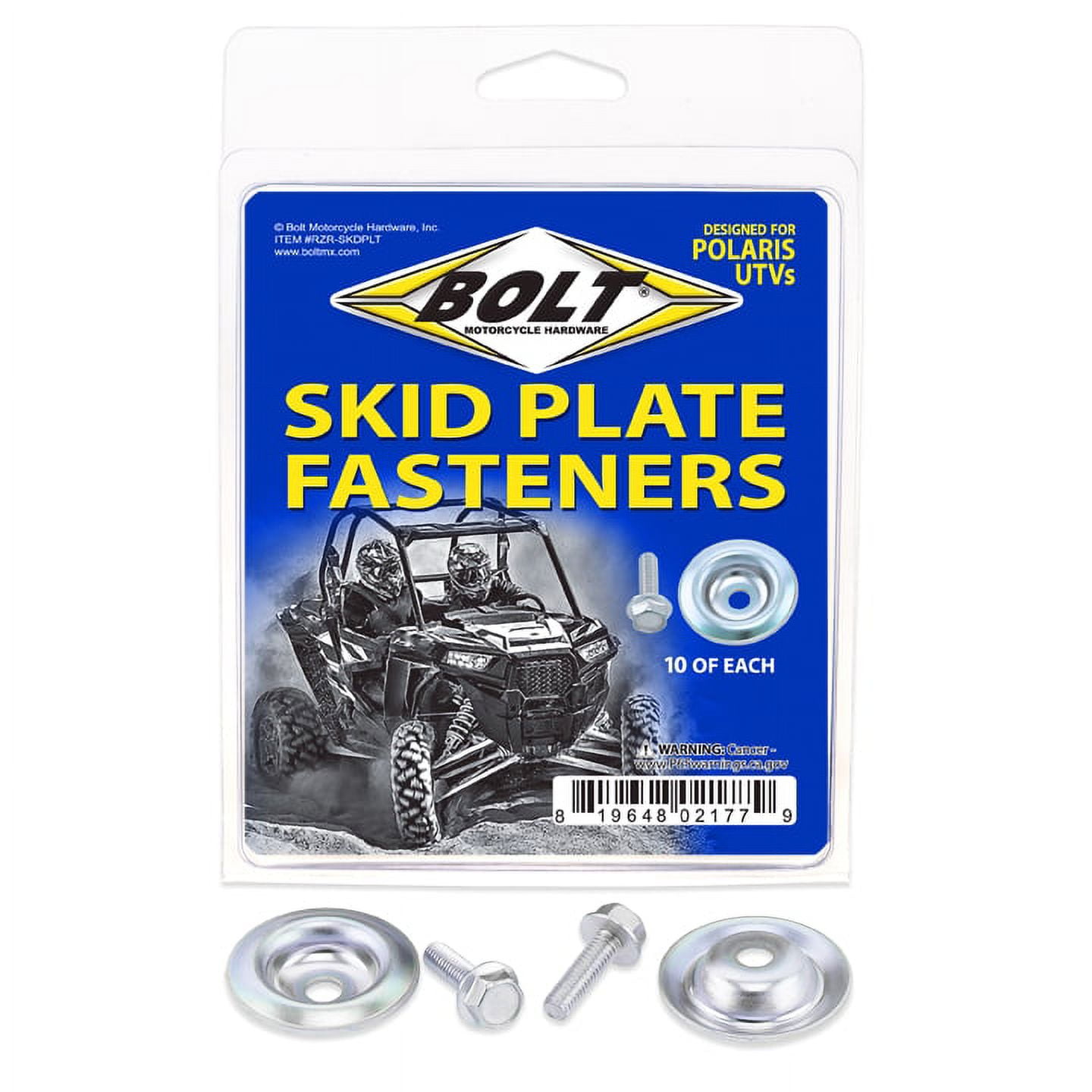 Bolt Mc Hardware RZR-SKDPLT UTV Skid Plate Fasteners
