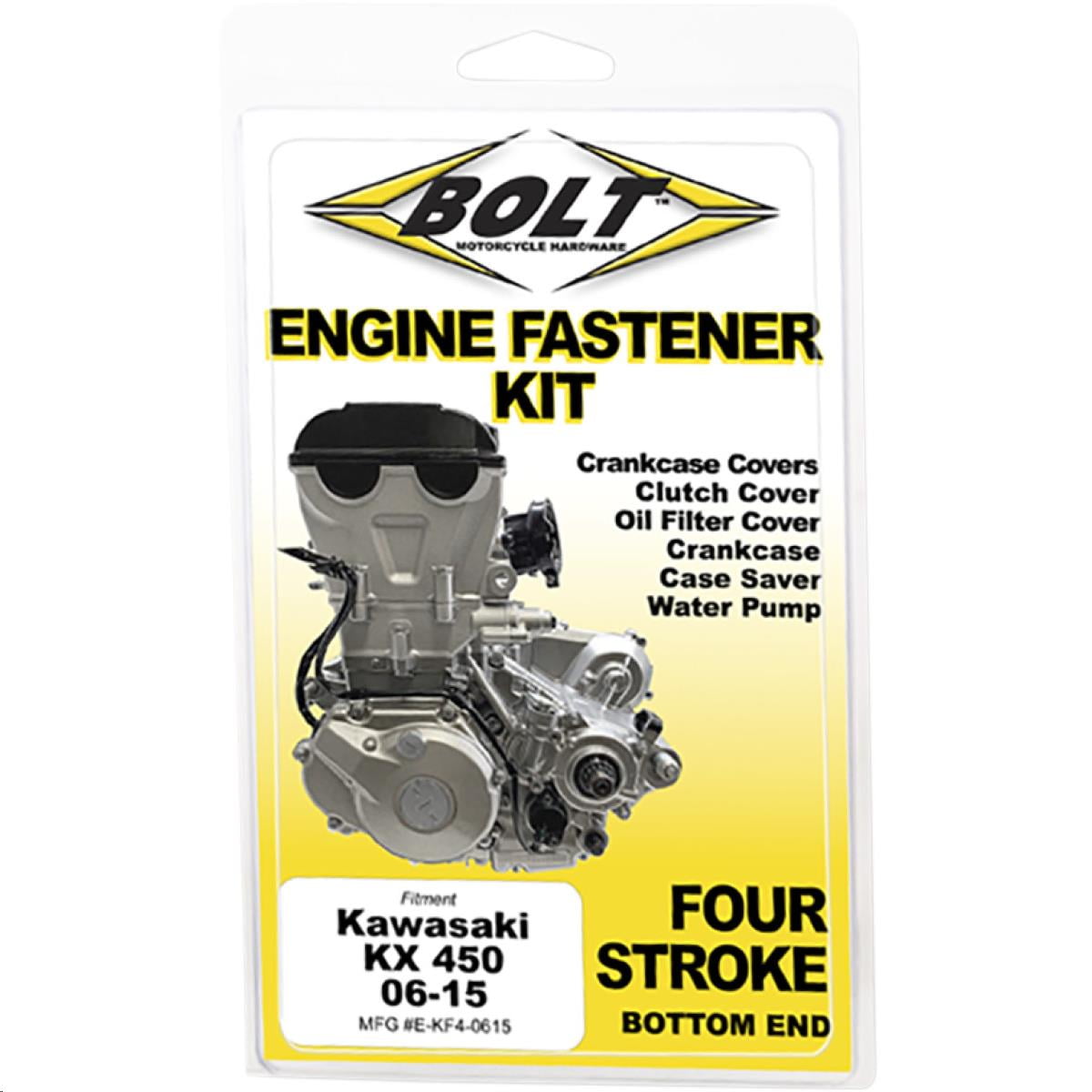 Bolt Motorcycle Accessories E-CF4-0208 Engine Fastener Kit