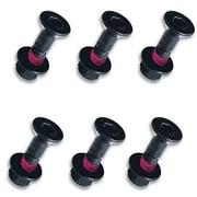 Bolt Motorcycle Hardware 2008-HS.B Black Hub-Savers Sprocket Fastener
