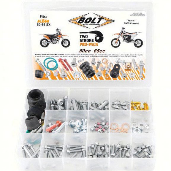 Bolt Motorcycle Hardware, Inc 2Stk Eustyle Propack 50-65Cc Eupp-50/65