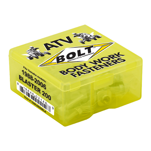 Bolt Motorcycle Accessoriesfor Yam-8806bla Body Work Fastener Kit Atv