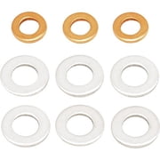 Bolt Motorcycle Hardware, Inc Cpr/Alm Drain Plug Washers-Hon Dpwm6.M8-H