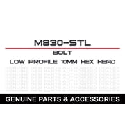 Bolt Motorcycle Hardware, Inc Hex Flng Bolt 8X1.25X30Mm 10Pk 024-20830