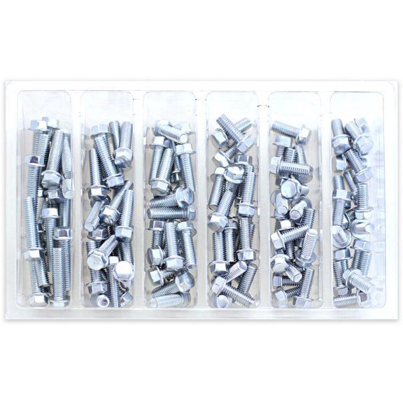 Bolt Motorcycle Hardware, Inc Svc M6 8Mm Hex Flng Bolt Asst1 Sv-M6Hexf-1