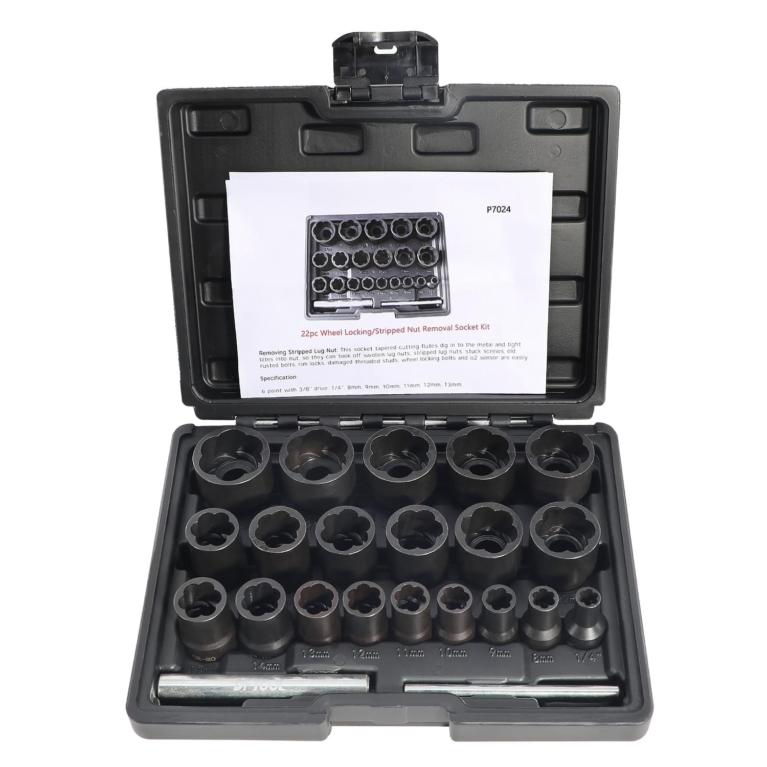 Nut Mini Extractor Bolt Nut Extractor Set, 1/2