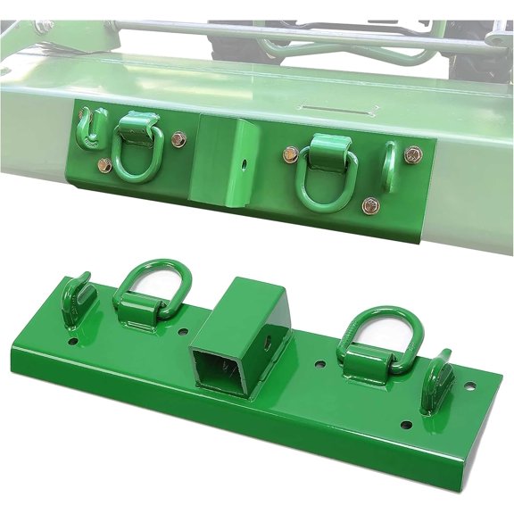 Bolt-On Bucket Grab Hooks with 2" Receiver for John Deere 4100