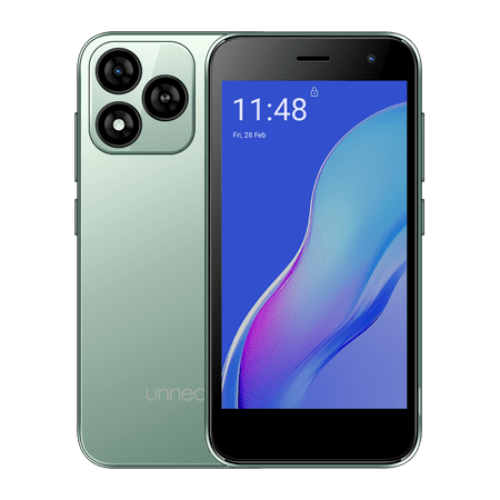 Bolt One | Dual SIM | Unlocked Smartphone | Android 14 (Go Edition) | 2 Day Battery | 5.0” FWVGA Display | 2GB RAM | 32GB Storage | 5MP Camera | Green