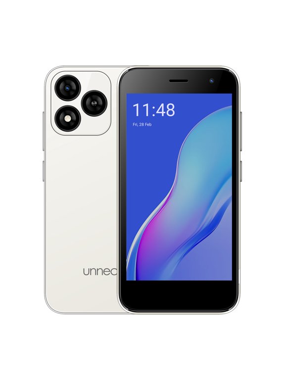 Bolt One | Dual SIM | Unlocked Smartphone | Android 14 (Go Edition) | 2 Day Battery | 5.0 FWVGA Display | 2GB RAM | 32GB Storage | 5MP Camera | Lunar White