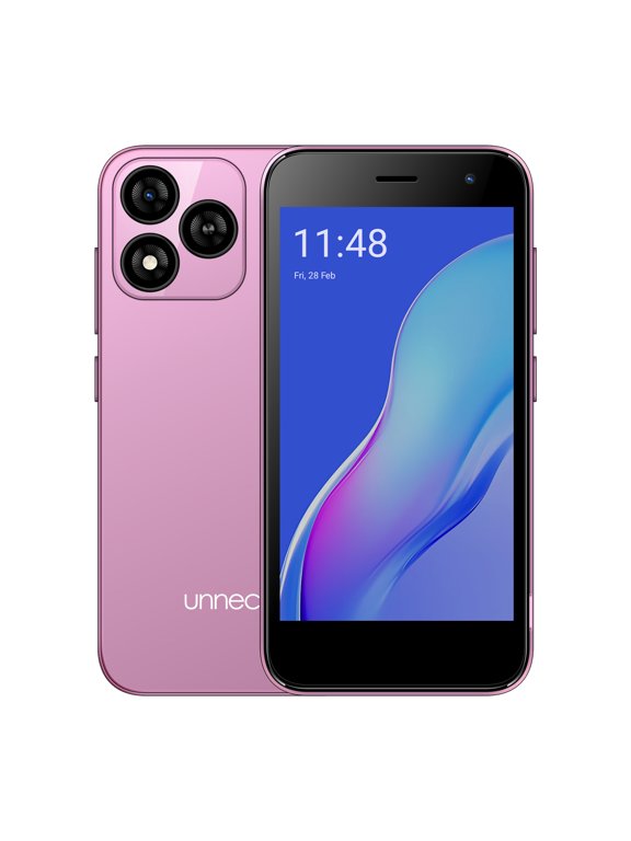 Bolt One | Dual SIM | Unlocked Smartphone | Android 14 (Go Edition) | 2 Day Battery | 5.0 FWVGA Display | 2GB RAM | 32GB Storage | 5MP Camera | Pink