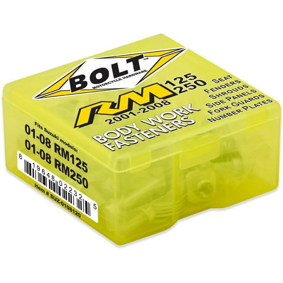 Bolt SUZ-0108120; Full Plastics Fastener Kit Suzuki