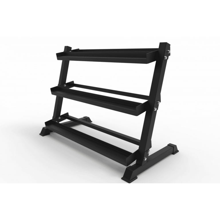 Bolt Sabre 3 Tier Dumbbell Rack Multilevel Fitness Gear Stand Home Gym Workout Equipment Holder Walmart