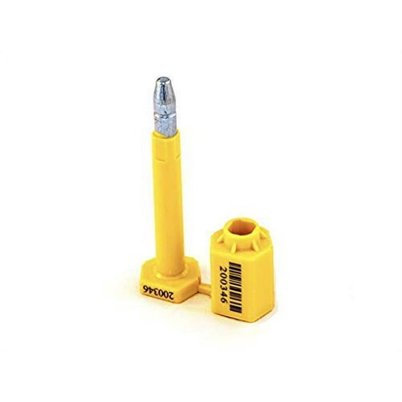 Bolt Seal ISO 17712 and C-TPAT Certified High Security Bolt Seals Sequentially Numbered for Cargo Containers, Trucks, Railways, Wagons, and Trailers