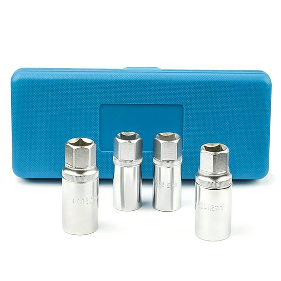 Bolt extractor,12.5mm Portable Remover Stud Set Stud Removal Bolt Stud Set Broken Drive Drive Socket Pieces Stud Drive Portable Tool 12.5mm Remover Tool 12.5mm Drive