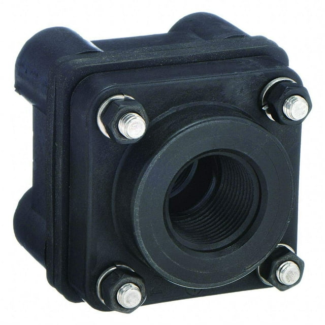 Bolted Bulkhead Flange, 2" Pipe Size, FNPT x FNPT Connection Type