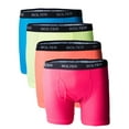 thumbnail image 1 of Bolter 4-Pack Men Nylon Spandex Performance Boxer Briefs (Large, Neons), 1 of 11