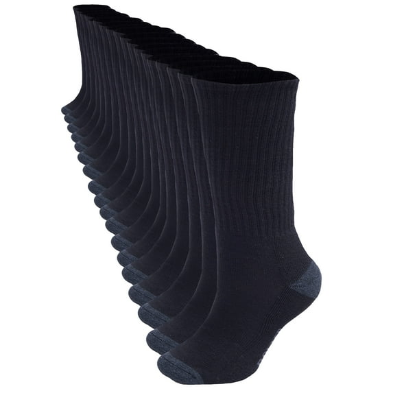 Bolter Men's 18 Pack Crew Socks Synthetic