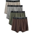 thumbnail image 1 of Bolter Men's 4 Pack Performance Boxers Shorts (Medium, Earth), 1 of 1
