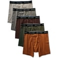 thumbnail image 1 of Bolter Men's 5-Pack Boxer Briefs Cotton Spandex Stretch, 1 of 1