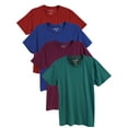 thumbnail image 1 of Bolter Mens 4-Pack Crew Neck T-Shirts Cotton Poly Blend (Large, H. Harvest), 1 of 1
