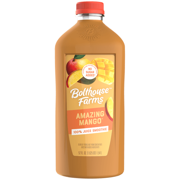 Bolthouse Farms Amazing Mango Fruit Juice Smoothie, 52oz