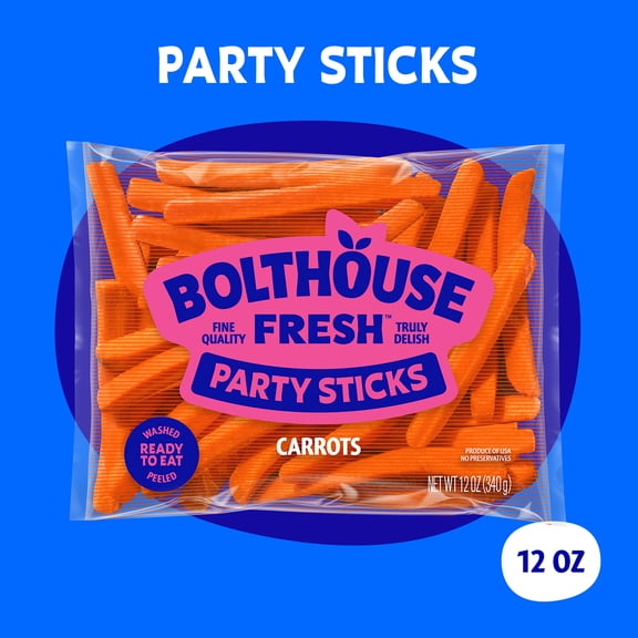 Bolthouse Fresh Carrot Party Sticks, 12oz Bag