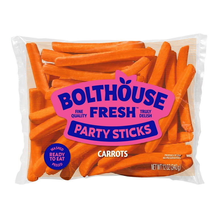 Bolthouse Fresh Carrot Party Sticks, 12oz Bag - Walmart.com