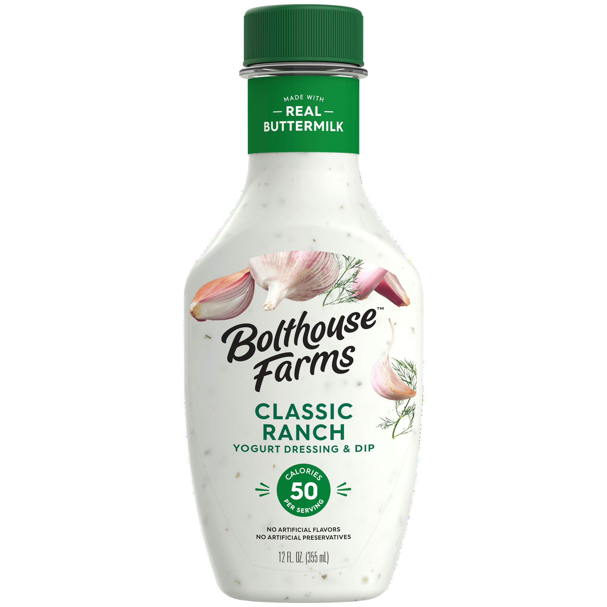 Bolthouse Farms Dressing, Classic Ranch Yogurt Dressing, 12 fl. oz.
