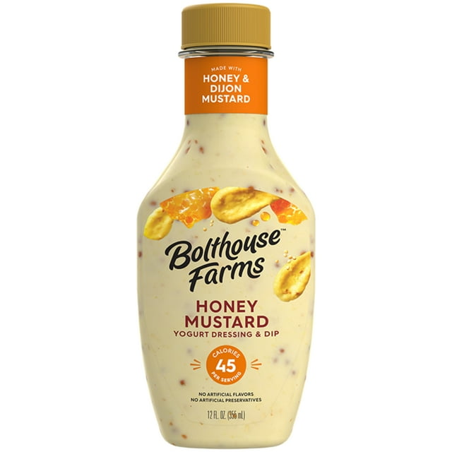 Bolthouse Farms Dressing , Honey Mustard Creamy Yogurt Dressing, 12 fl