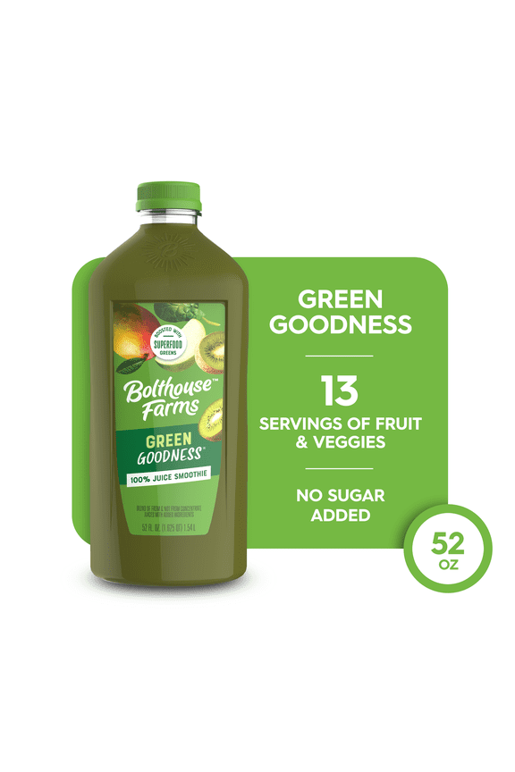 Fruit Juice Smoothie, Green Goodness, 52 fl. oz. Bottle