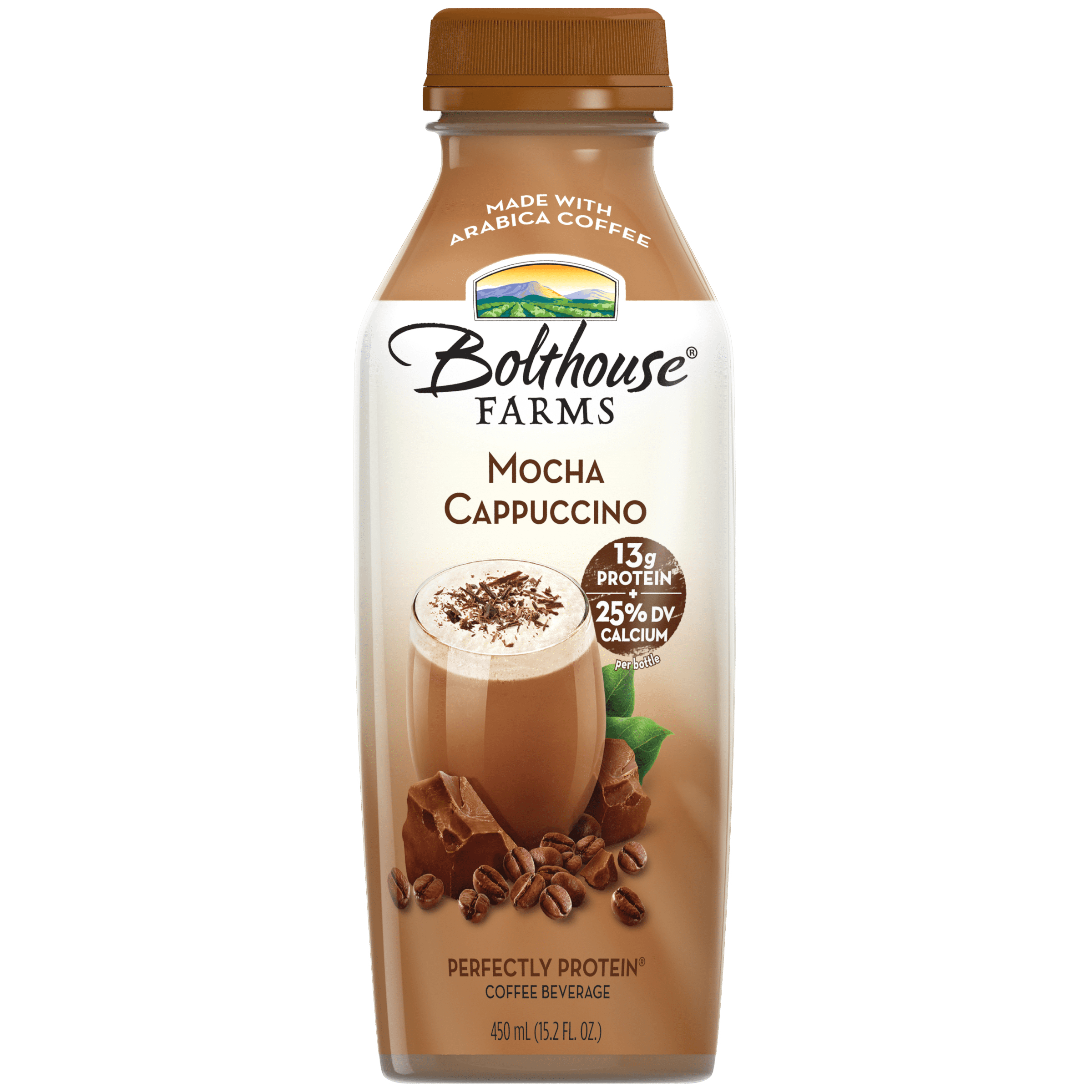 Bolthouse Farms Mocha Cappuccino Coffee Beverage, 15.2 Fluid Ounces (Pack of 6)