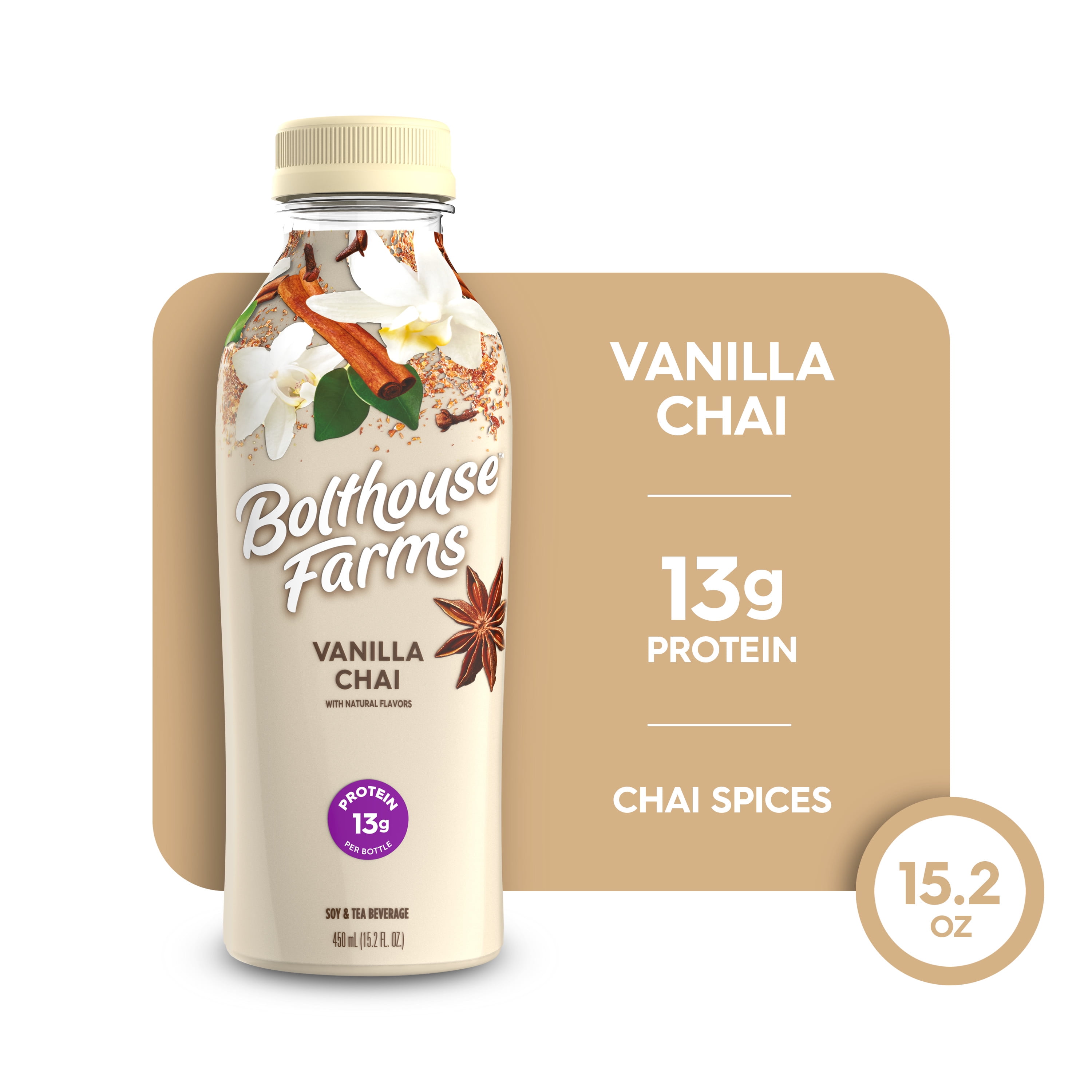 Bolthouse Farms Perfectly Protein Vanilla Chai Tea Drink, 15.2oz ...