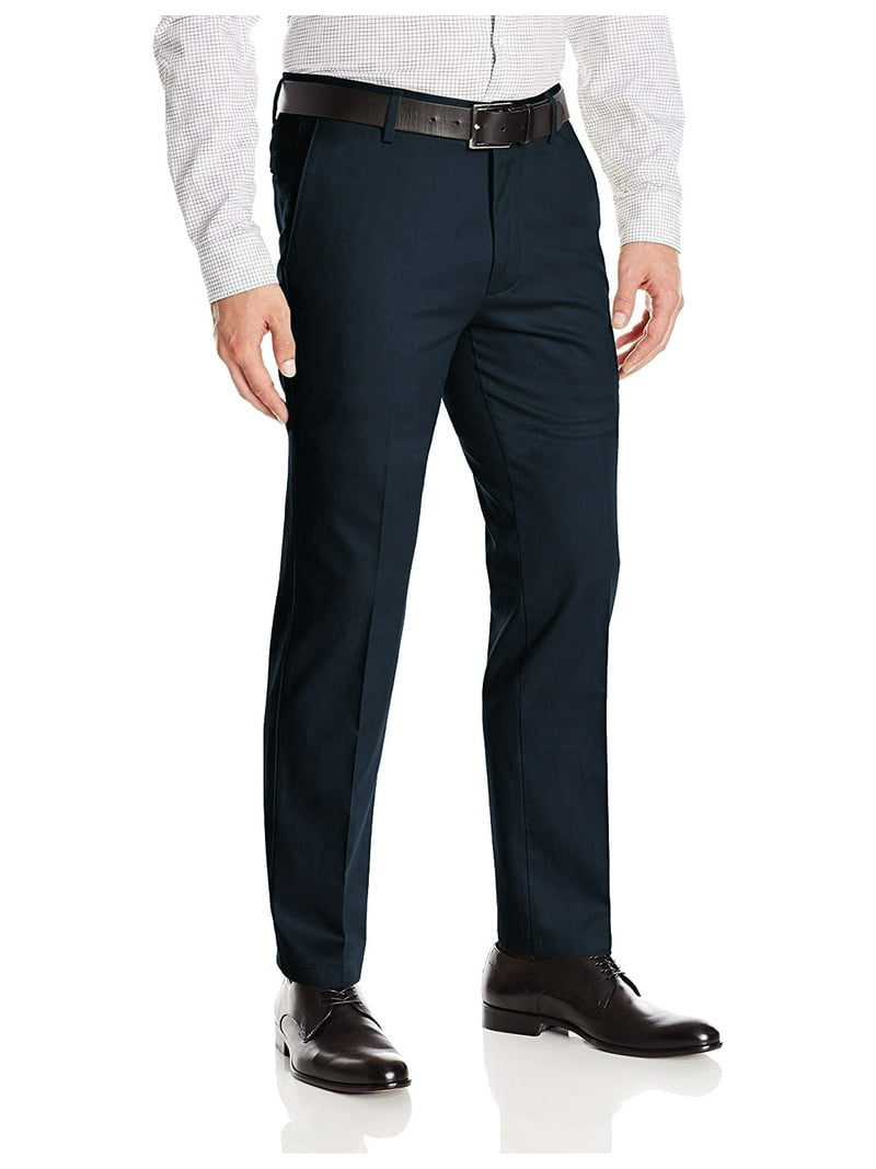 Boltini Italy Men's Flat Front Slim Fit Slacks Trousers