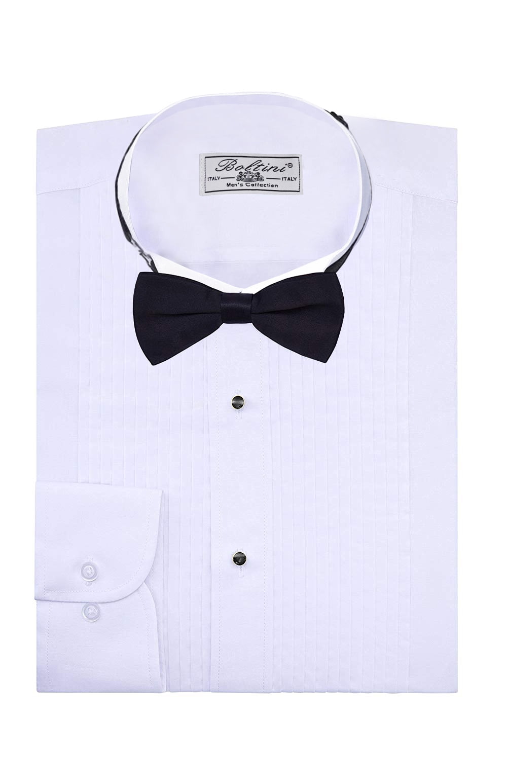 Gioberti Men's Classic Long Sleeve Dress Shirt - White, Regular Fit, Chest Pocket (Medium) - View #5